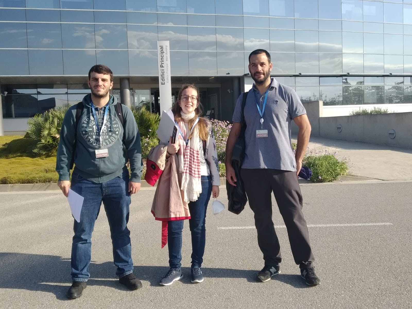 Arriving at ALBA for a new, exciting beam time for GISAXS measurements