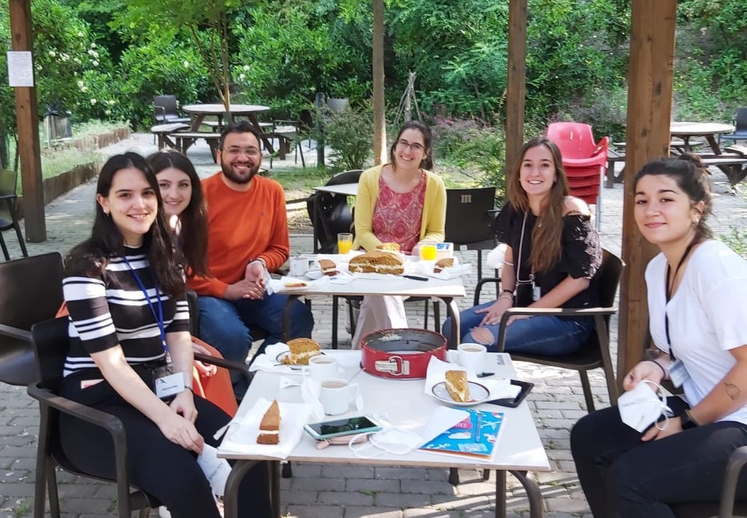 Carlota’s farewell (she will be joining Prof. Talbot lab, Oxford U., for 6 months) (April 2021,)