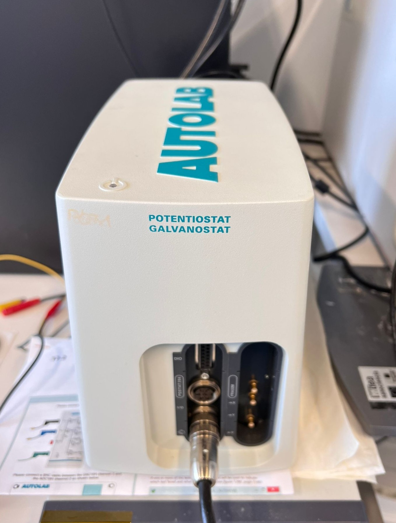 Potentiostats METROHM AUTOLAB, with FRA module for Electrochemical Impedance Spectroscopy (EIS)