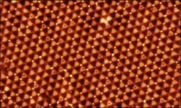 CH2CN chemically bonded to gr/Ru(0001)Gr/Ir(111) at 4.8K, 50nm x 50nm